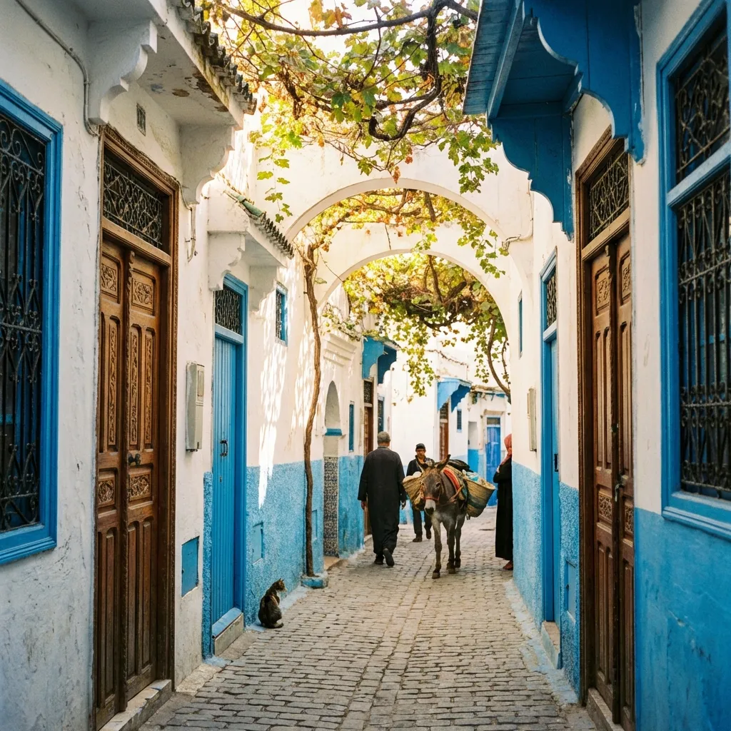 Ruelle de la médina de Tanger
