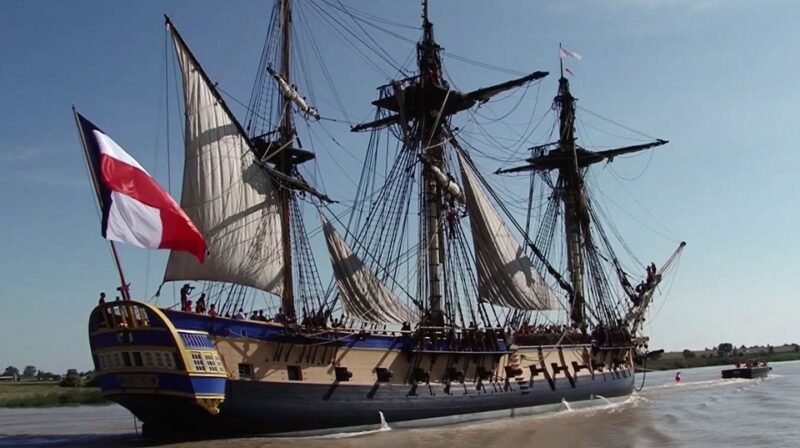 Consulat de France à Tanger – Présentation de L’Hermione, la frégate française de la liberté frégate