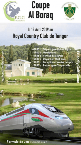 Royal Club de Golf de Tanger – Le tournoi « Coupe Al Boraq » reporté pour le 13 avril Coupe Al Boraq
