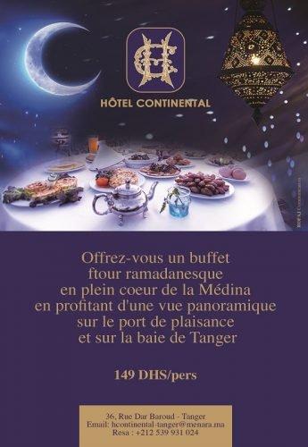 Ramadan : Le buffet du « Ftour by le mythique Continental » Continental