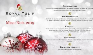 Le Royal Tulip City Center Tanger vous présente son menu de Noël Noël