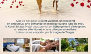 Faites plaisir à votre amour en lui offrant un dîner 100% romantique au Kenzi Solazur Hotel Faites plaisir