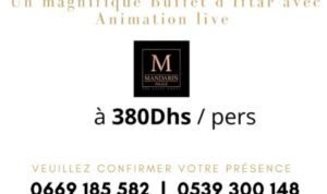 La Brasserie de Paris du Mandarin Palace – Une vue imprenable pour un ftour haut perché La Brasserie de Paris - Une vue imprenable pour un ftour haut perché