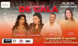 Latifa Raafat, Dounia Batma et Faudel animent un diner de gala au Royal Tulip Latifa Raafat