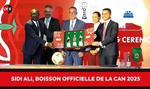 SIDI ALI devient l’eau officielle de la Coupe d’Afrique des Nations CAF TotalEnergies, Maroc 2025 Sidi Ali