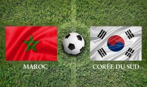 DRAPEAUX MAROC VS CORÉE DU SUD