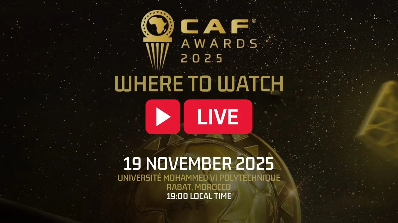 CAF AWARD 2025 CHAINES TV