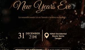Affiche de la soirée de fin d'année au restaurant Casa Harris