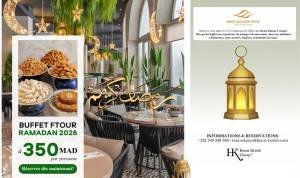 Buffet ftour au Kenzi Solazur Hotel à Tanger pendant le Ramadan