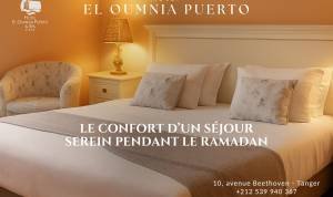 Séjour paisible à l’hôtel El Oumnia Puerto pendant le Ramadan Chambre de l'hôtel El Oumnia Puerto pour un séjour paisible