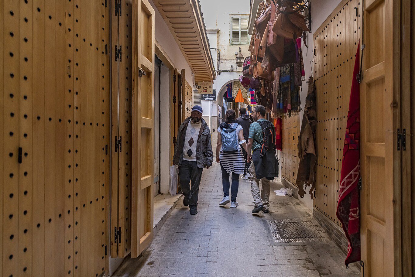 Une des ruelles de la médina de Tanger la cosmopolite