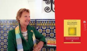 Affiche de Marie-Christine Vandoorne à Tanger, échange littéraire à l’Institut français, mémoire et histoires de la ville