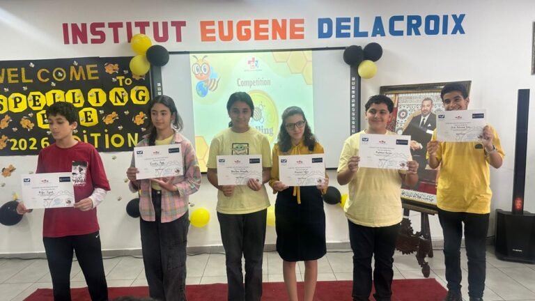 Les élèves gagnants de l'Institut Eugène Delacroix fiers de leur prix
