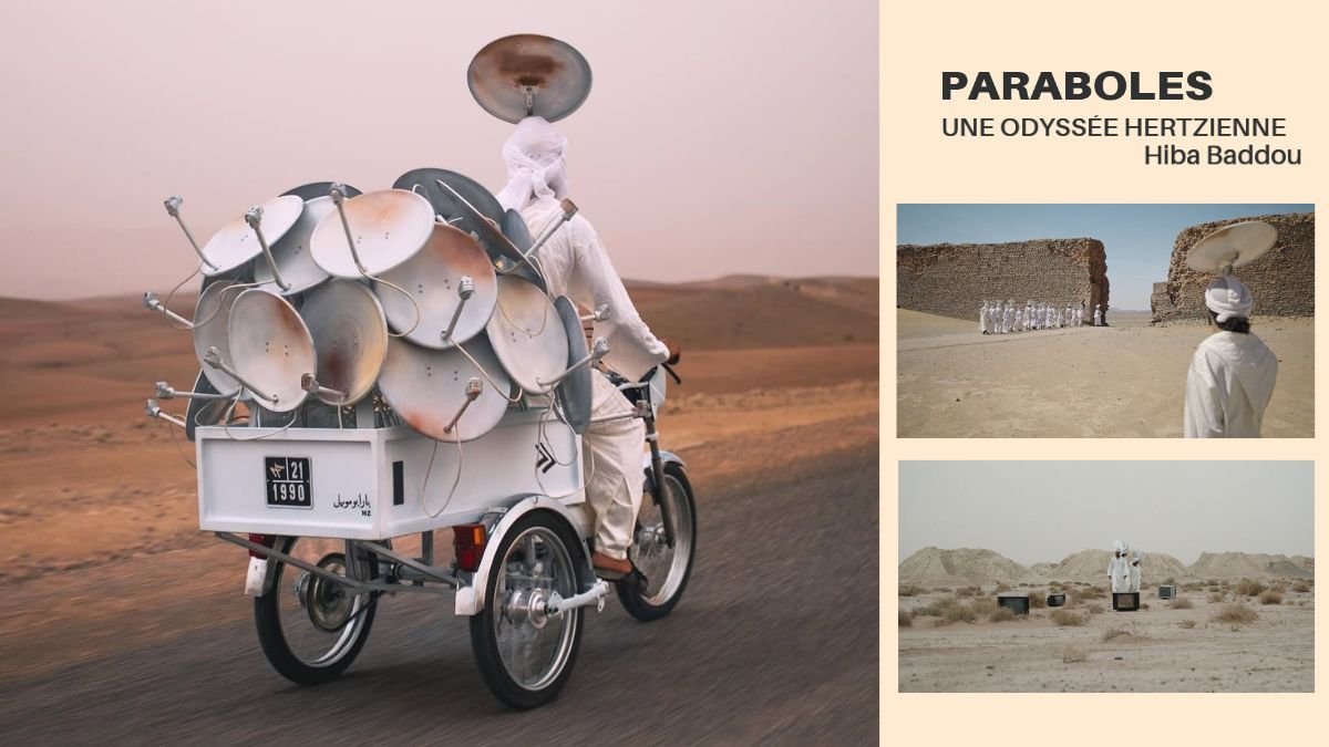 Affiche de l’exposition Paraboles de Hiba Baddou à la Galerie Delacroix à Tanger
