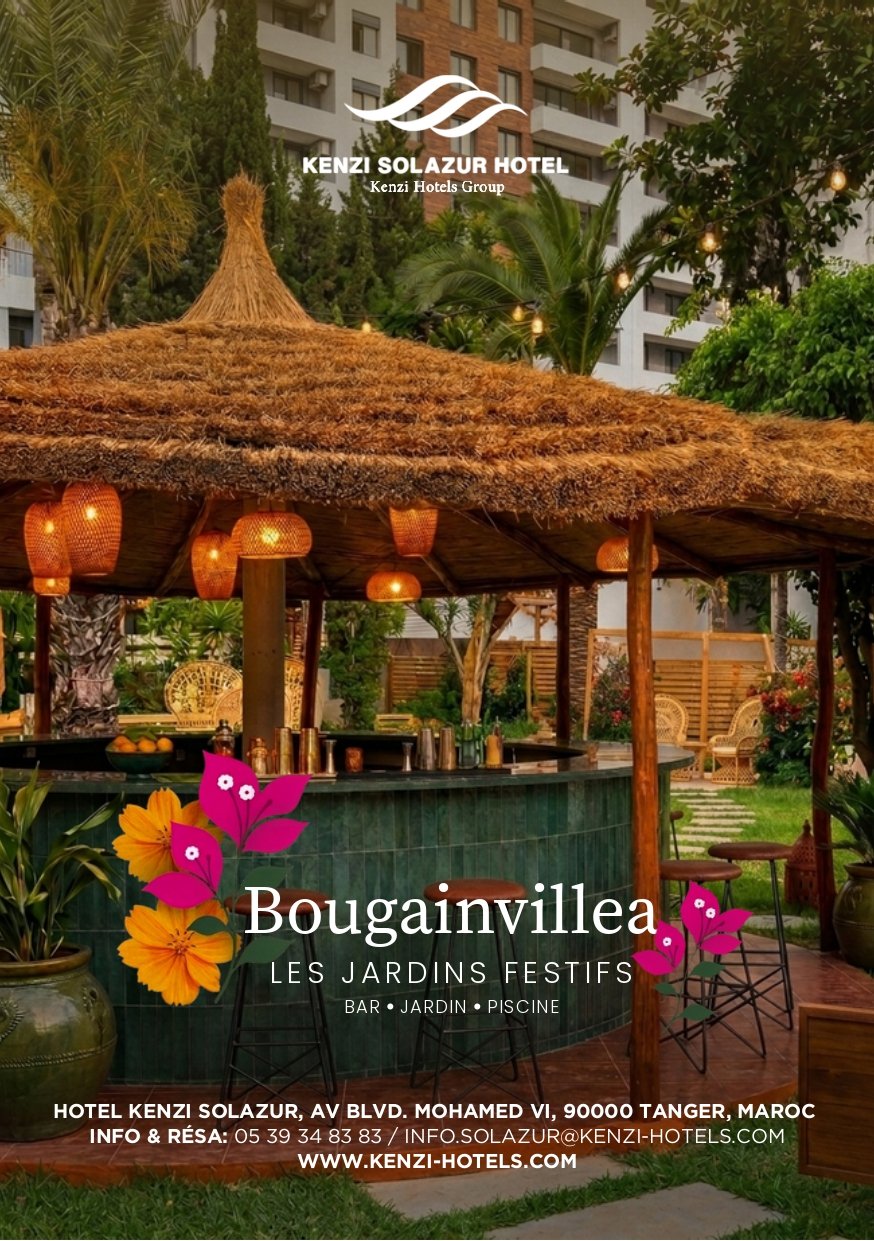 Visuel de Bougainvillea, le nouveau stylelife du Kenzi Solazur Hotel à Tanger