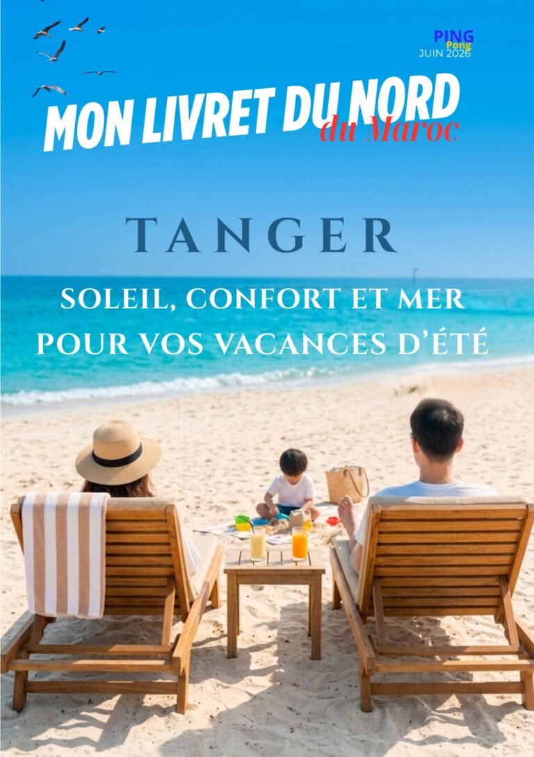 La Une de Mon Livret du Nord du Maroc édition Été 2026 à Tanger