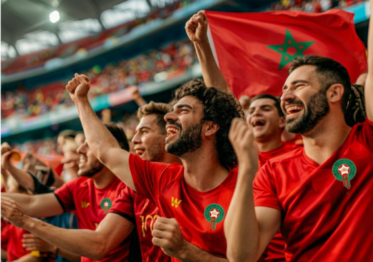 Supporters marocains à Tanger dans une ambiance festive après les victoires des Lions de l’Atlas