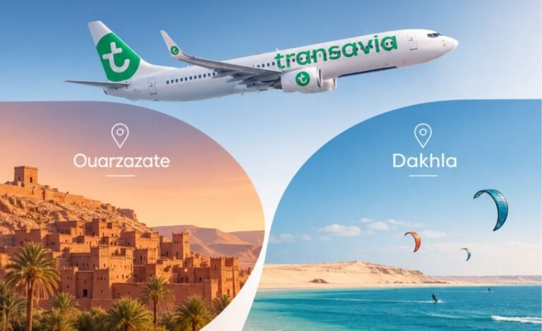 Stratégie de développement aérien avec Transavia vers Ouarzazate et Dakhla