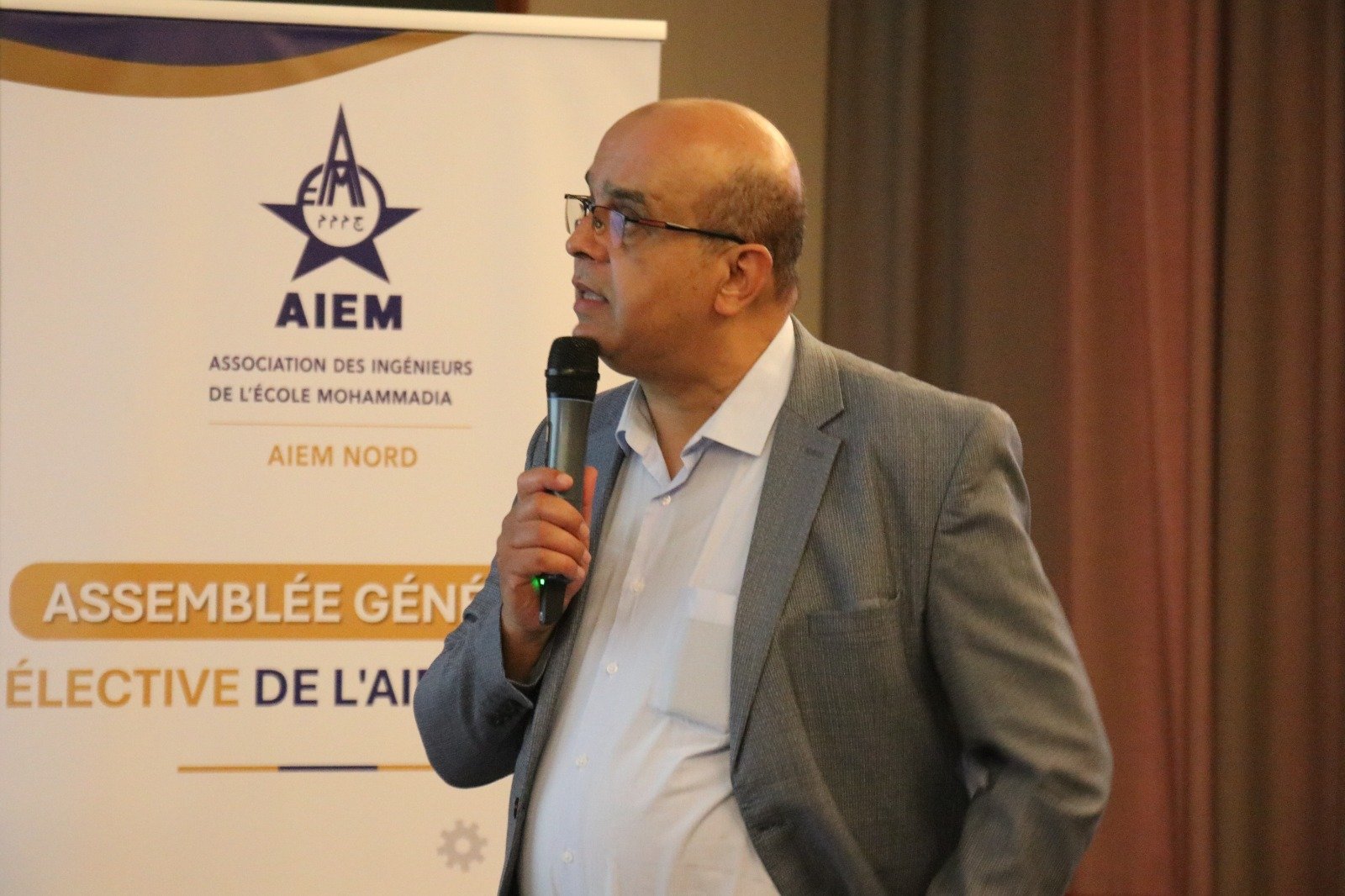 Les membres du nouveau Bureau Régional de l'AIEM Nord élus lors de l'Assemblée Générale Élective du 18 juillet 2026 à Tanger.