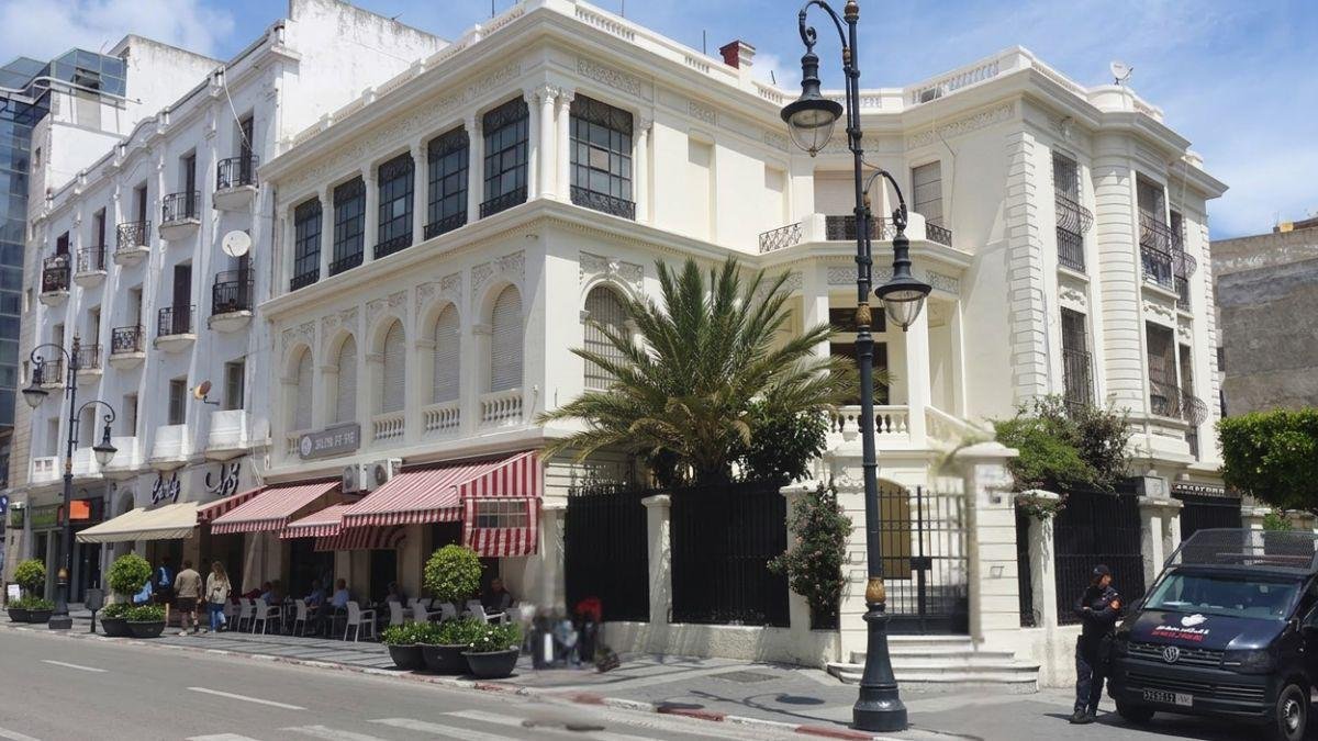 La synagogue Raphael Bendrihem au boulevard pasteur à Tanger