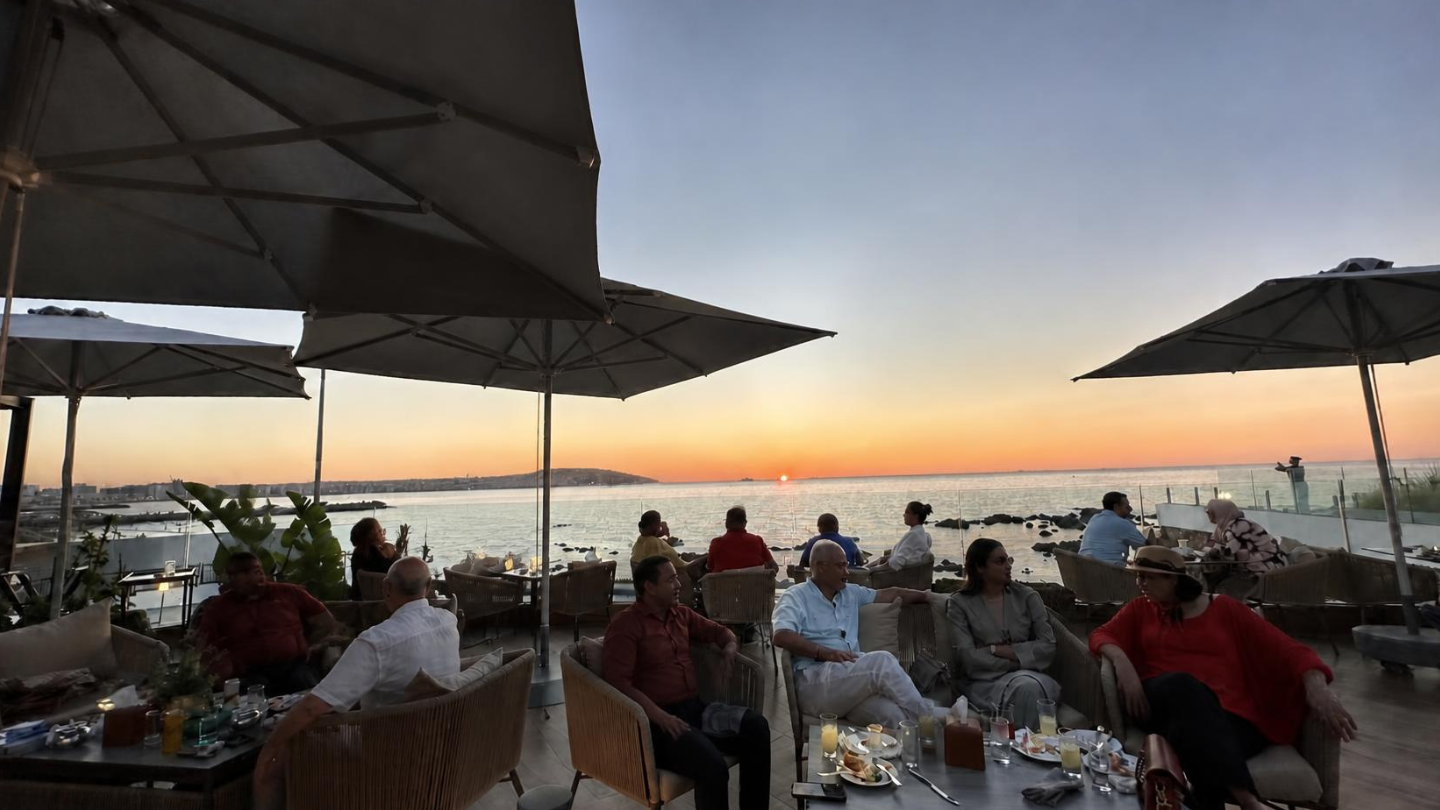terrasse de l'hôtel Idou Malabata