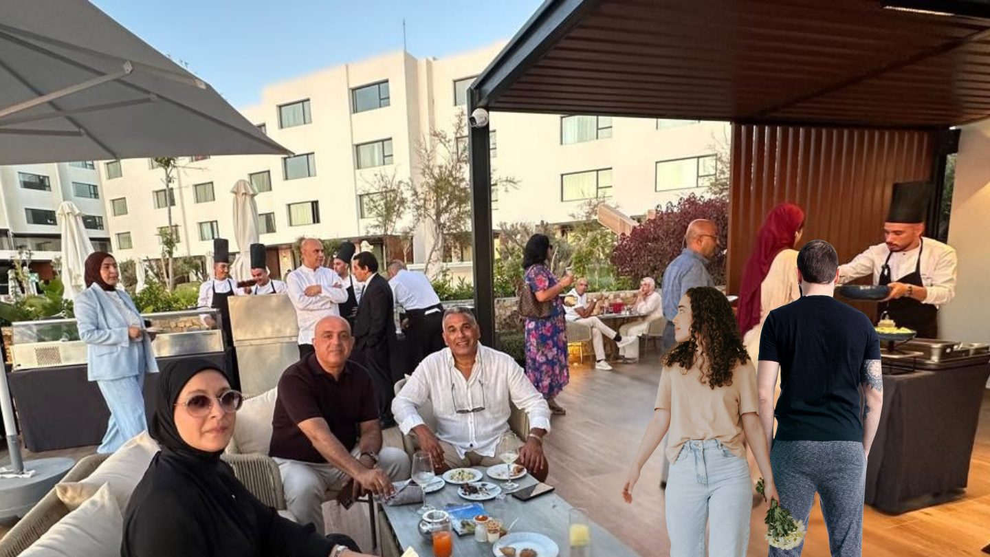 invités lors de la réception de l'inauguration du nouveau lieu gastronomique au sein de l'hôtel Idou Malabata