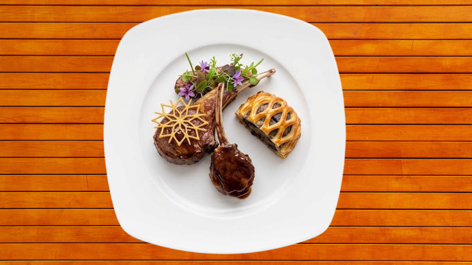 L'étude de l'agneau, une création gastronomique d'exception de Mohammed Zai.