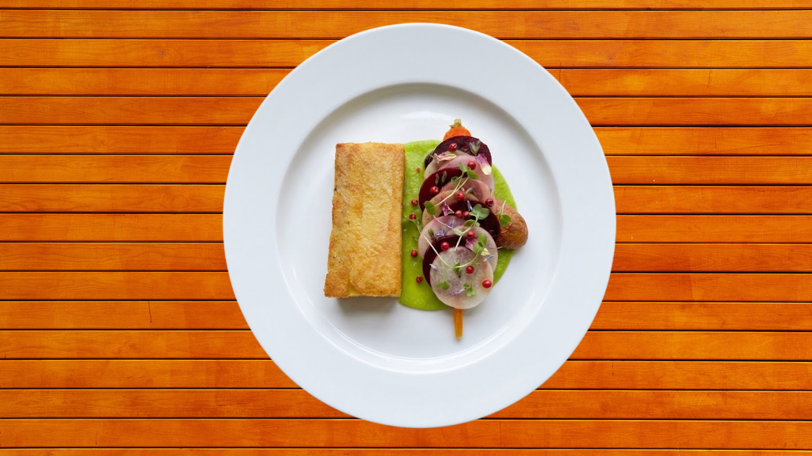 Le foie gras au naturel, une création d'automne de Mohammed Zai.