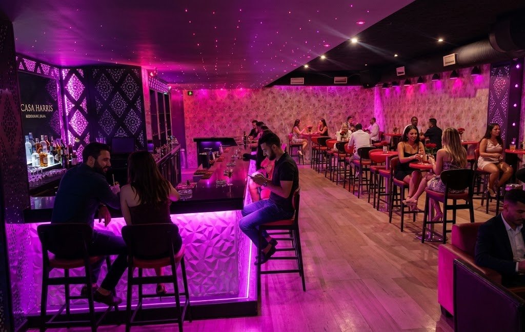 Intérieur de la discothèque Space, classée de l'hôtel El Oumnia Puerto Tanger